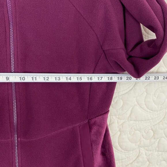 Marika Purple Hooded Fleece Jacket with Plush Lining - Picture 9 of 10